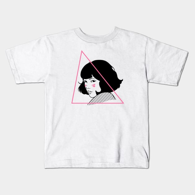 Triangle Kids T-Shirt by tsofiah